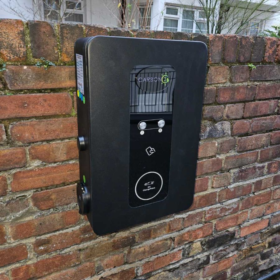 EV charging points at a school for staff, parents and visitors