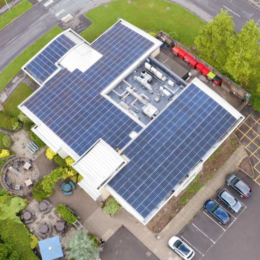 Monitoring and maintenance of renewable energy systems at a retail site