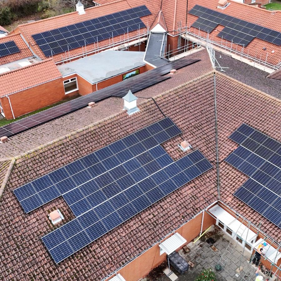 Monitoring and maintenance of hospital renewable energy systems