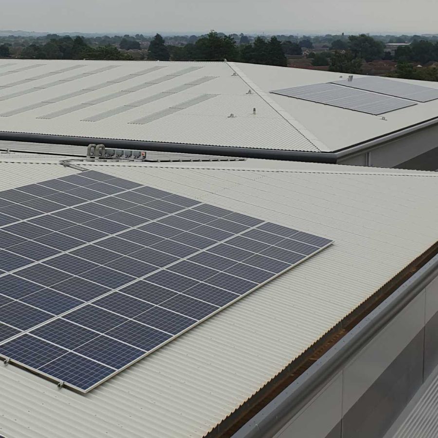 Solar installation at a data centre funded through a PPA