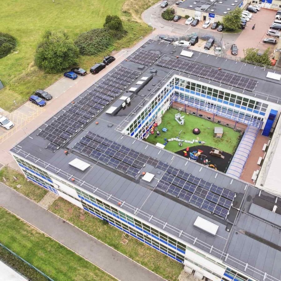 Public sector building with Carbon3 renewable energy solutions in the UK