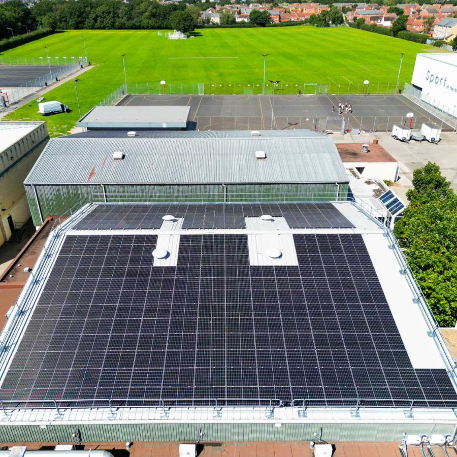 School solar project funded through public-sector schemes