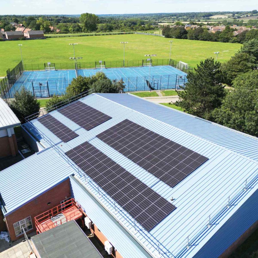 UK school with Carbon3 solar and energy management systems