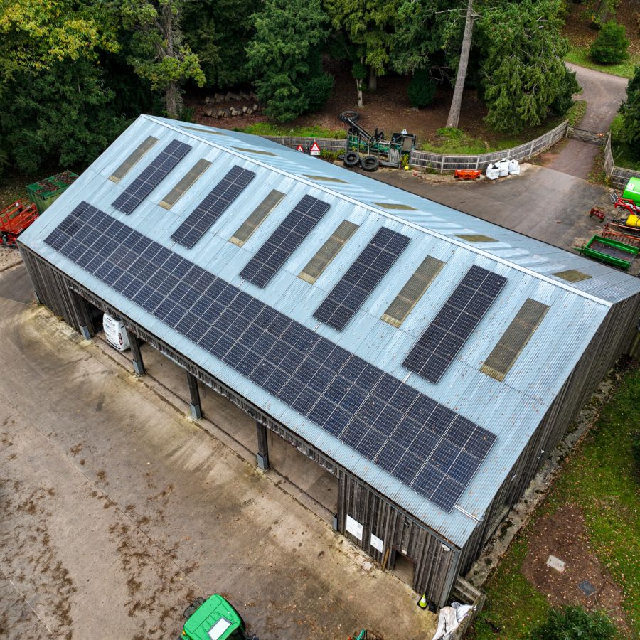 Public sector building supported by renewable energy funding