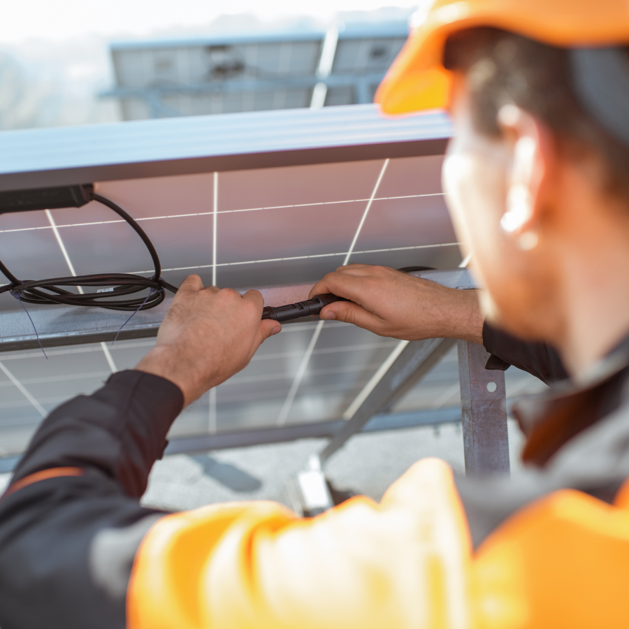 Solar PV installed in UK home by Carbon3