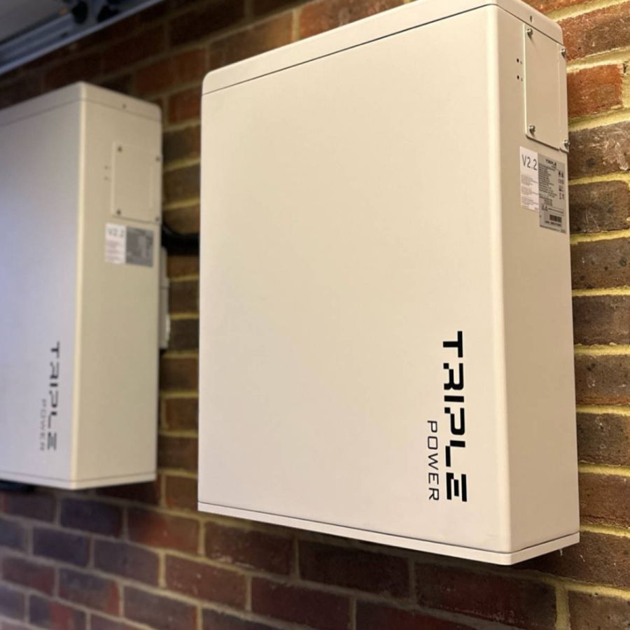 Battery storage system for new build homes improving EPC and SAP scores
